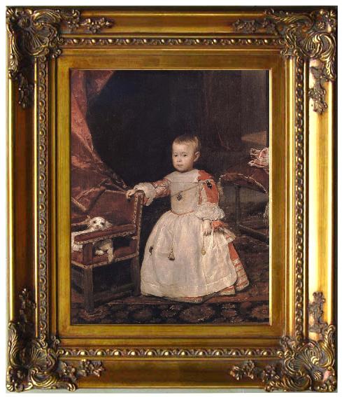 framed  Diego Velazquez Infante Felipe Prospero, Ta057